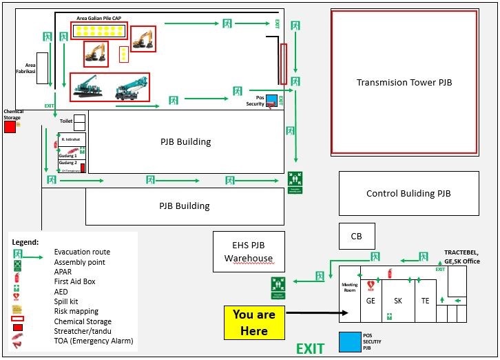 Contoh Emergency Layout