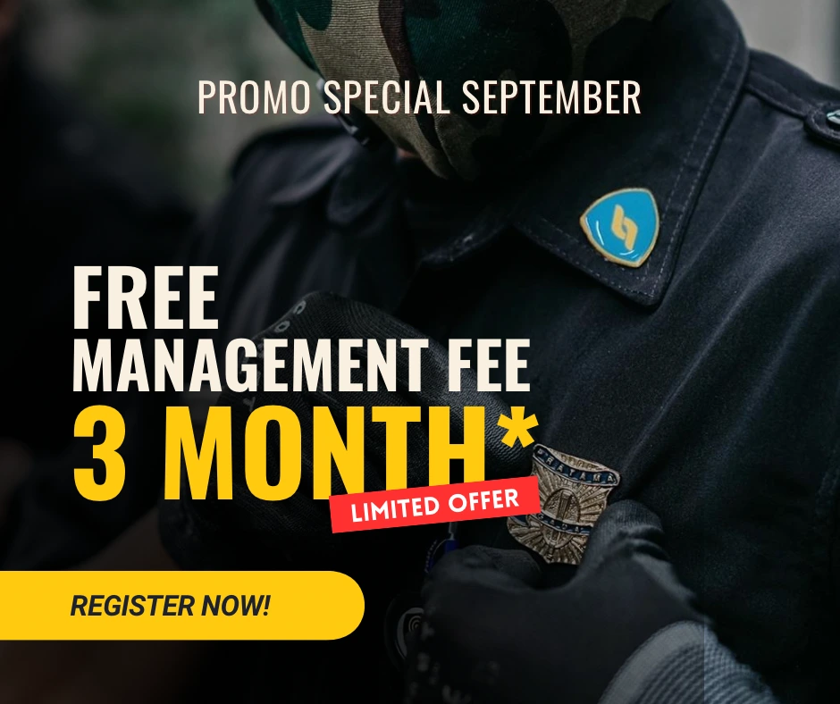 free trial management fee city guard